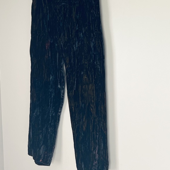 Collina Strada Velvet interrupted pants black tye dye size XS - Picture 13 of 13